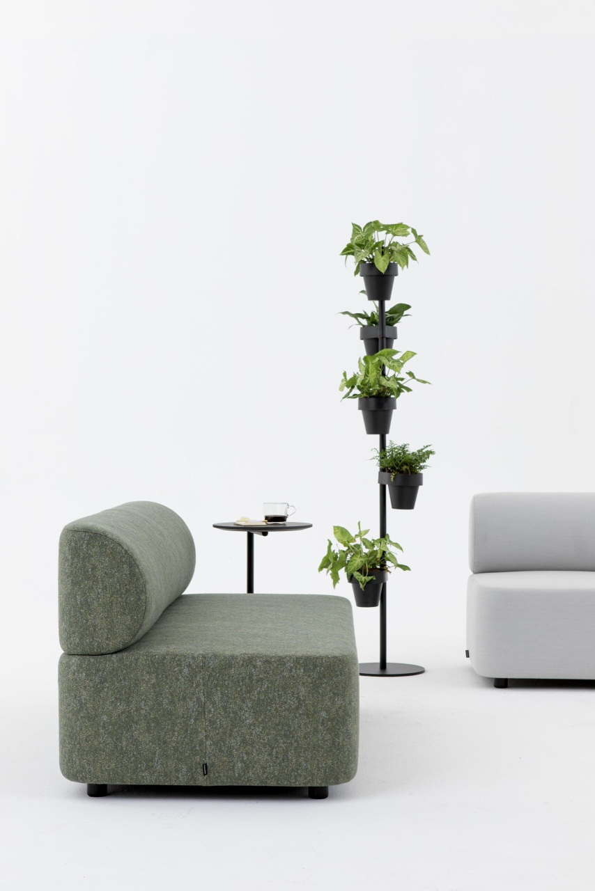 Mezza seating element with backrest Sofa Cascando 
