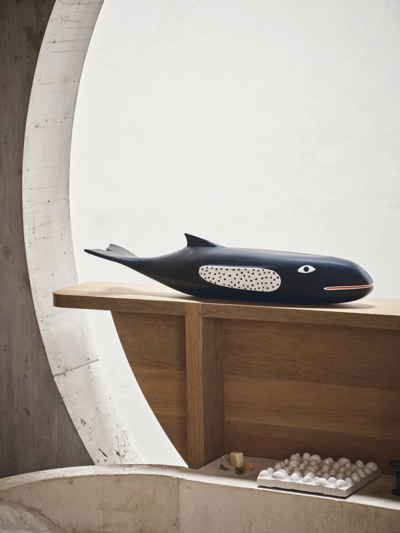 Eames House Whale Sculpture Ash Vitra NEW VERSION