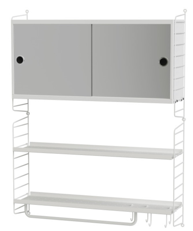 String Bathroom Wall Shelving System C String Furniture