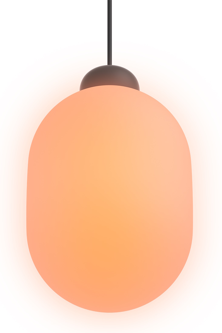 Sun pendant light Grau