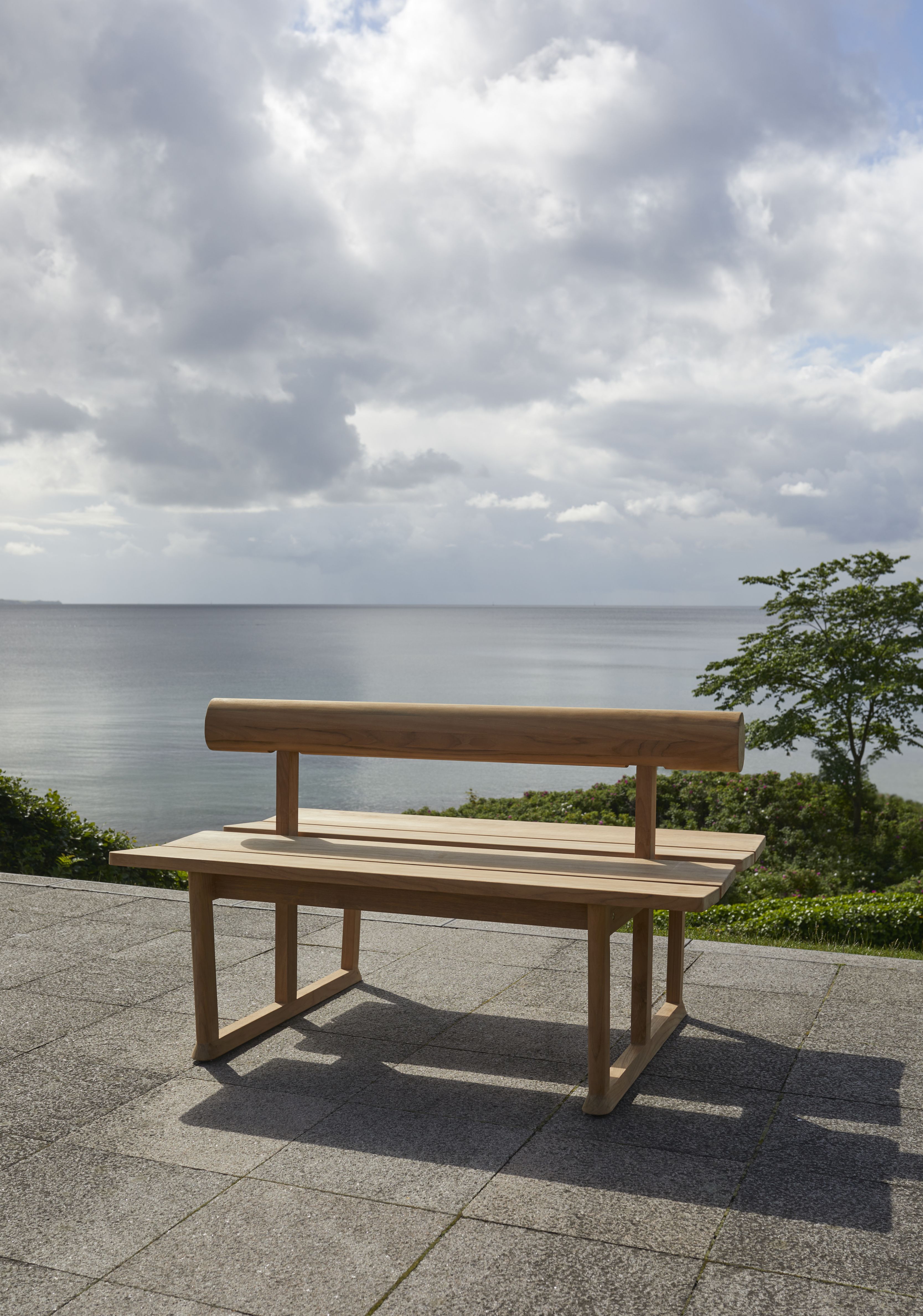 Banco Bench Double Teak Outdoor Skagerak by Fritz Hansen