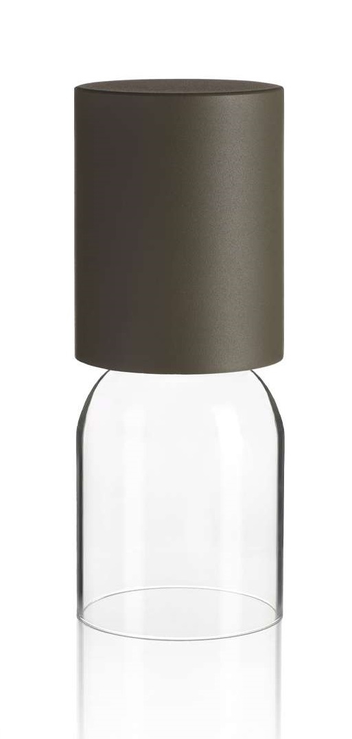 A02R1 NUI Mini Outdoor Portable lamp / Table lamp grey Luceplan 