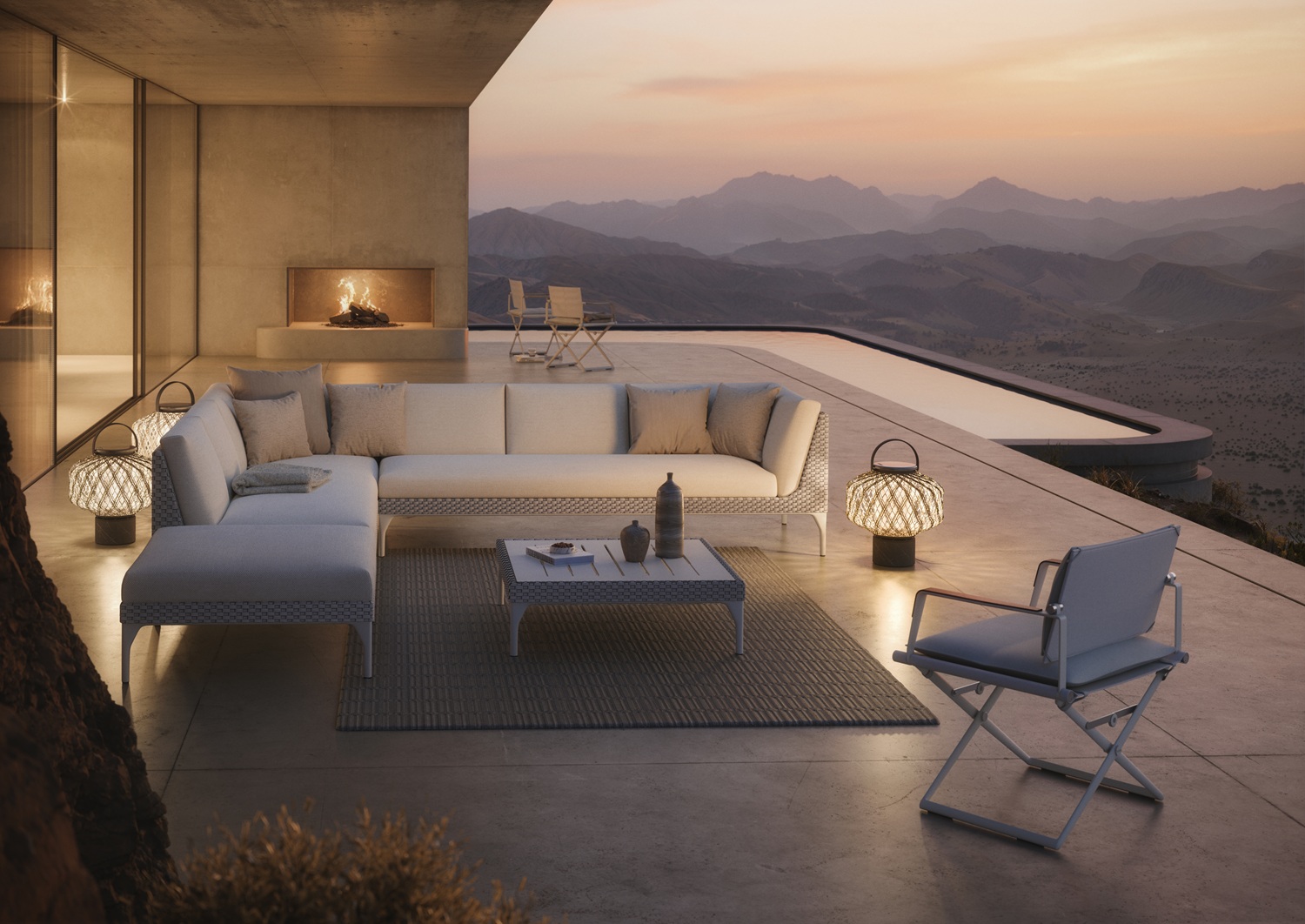 Mu Sofa XXL right module Dedon
