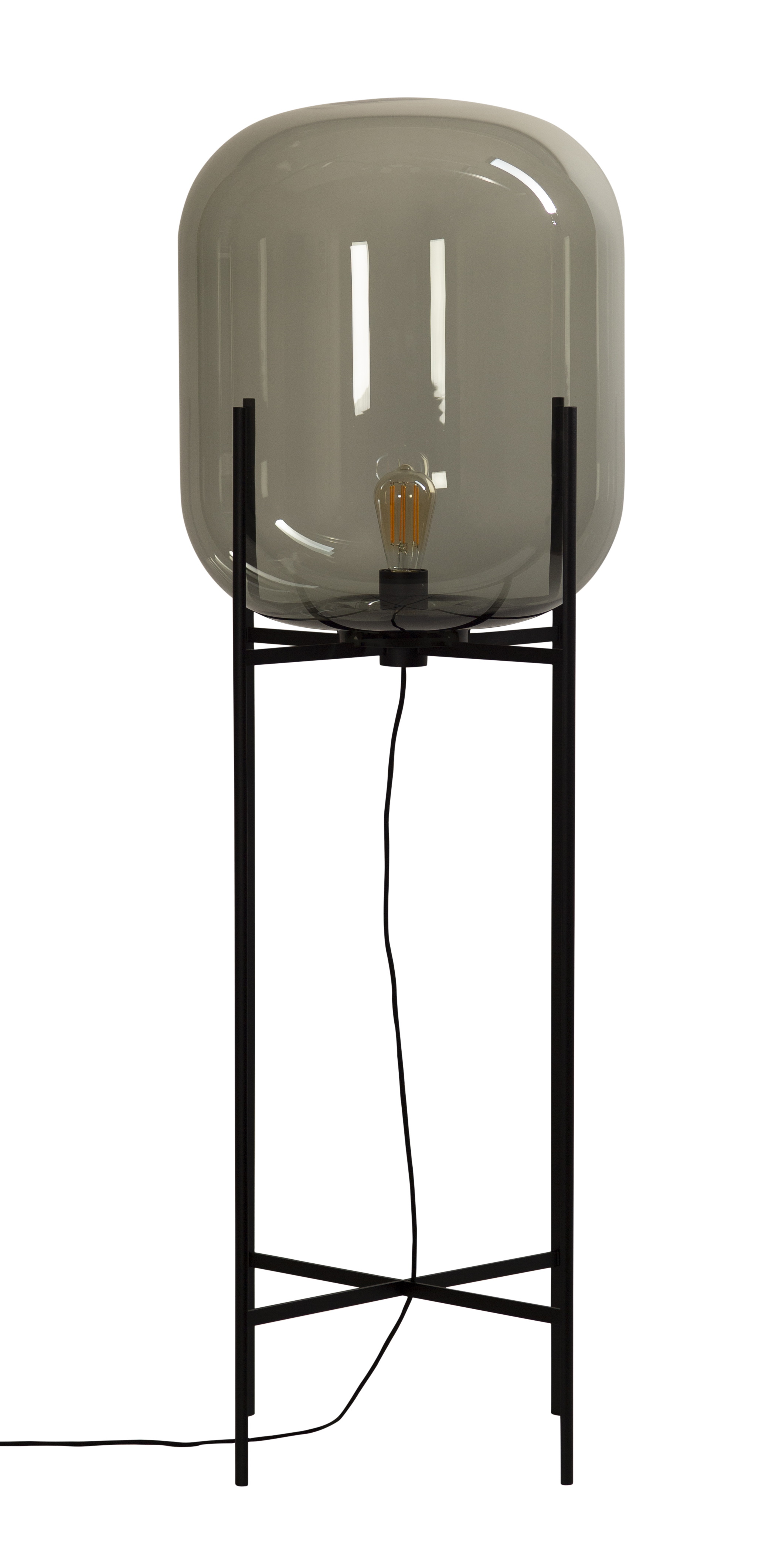Oda Big floor lamp steel grey Pulpo