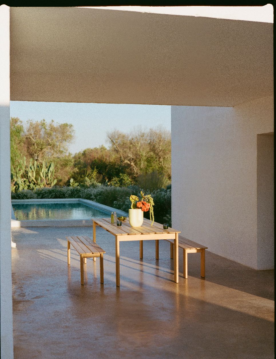 Assemble Bench Bench Teak Outdoor Muuto