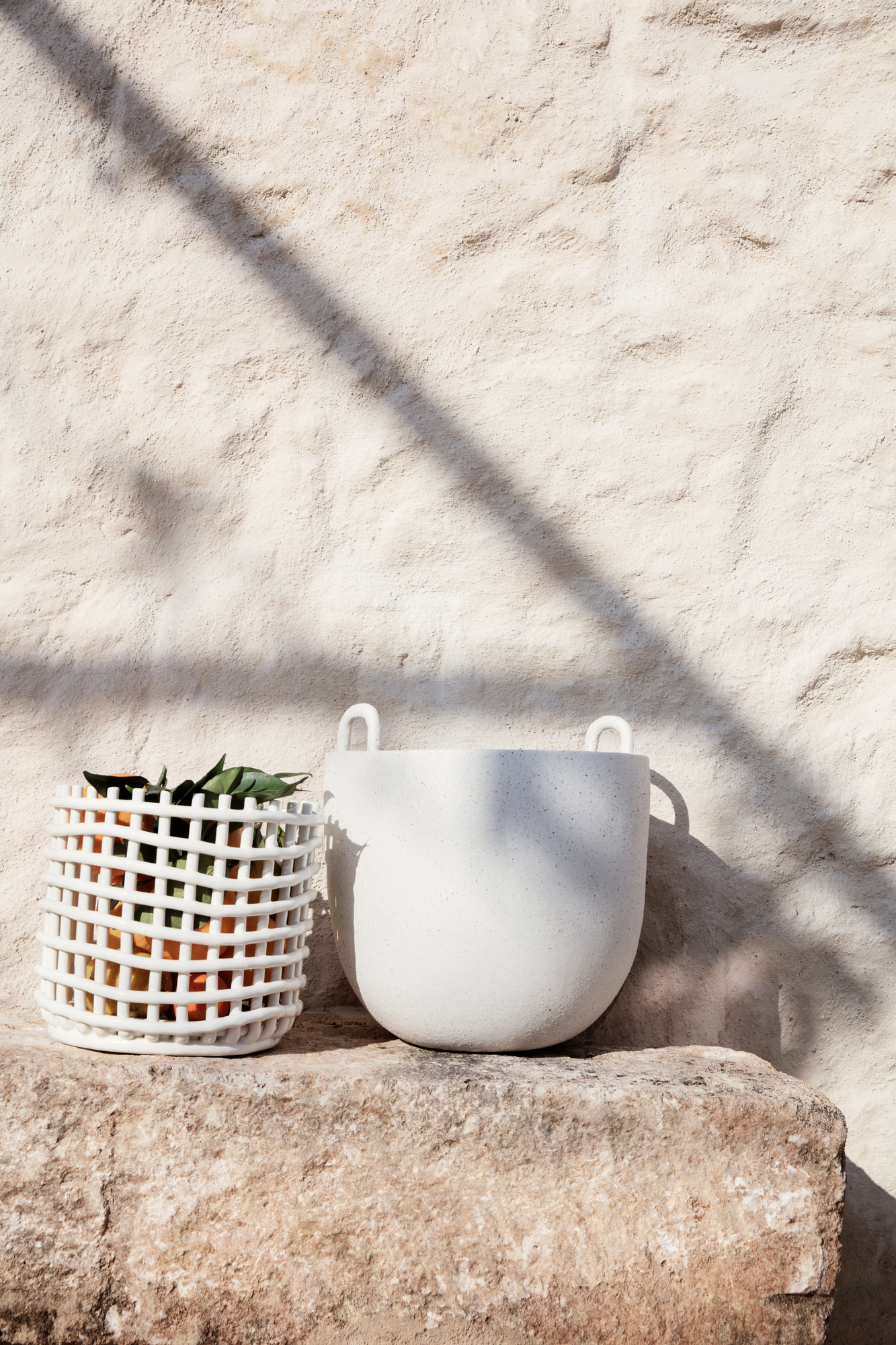 Ceramic Basket large Ferm Living