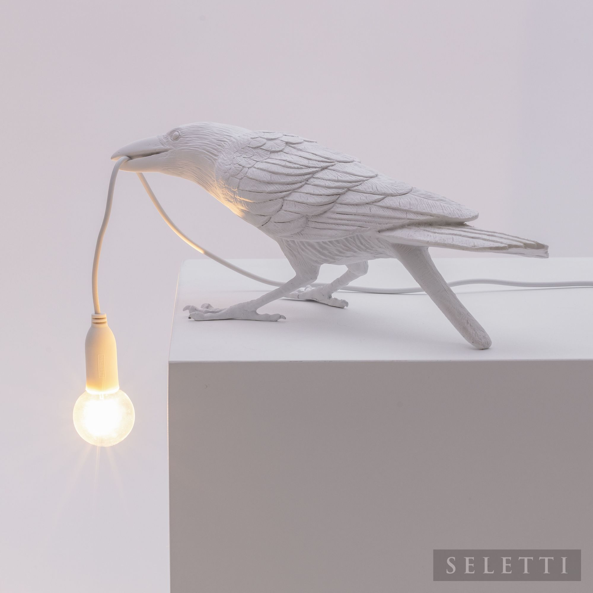 Bird Lamp Playing white lamp Seletti SINGLE PIECES