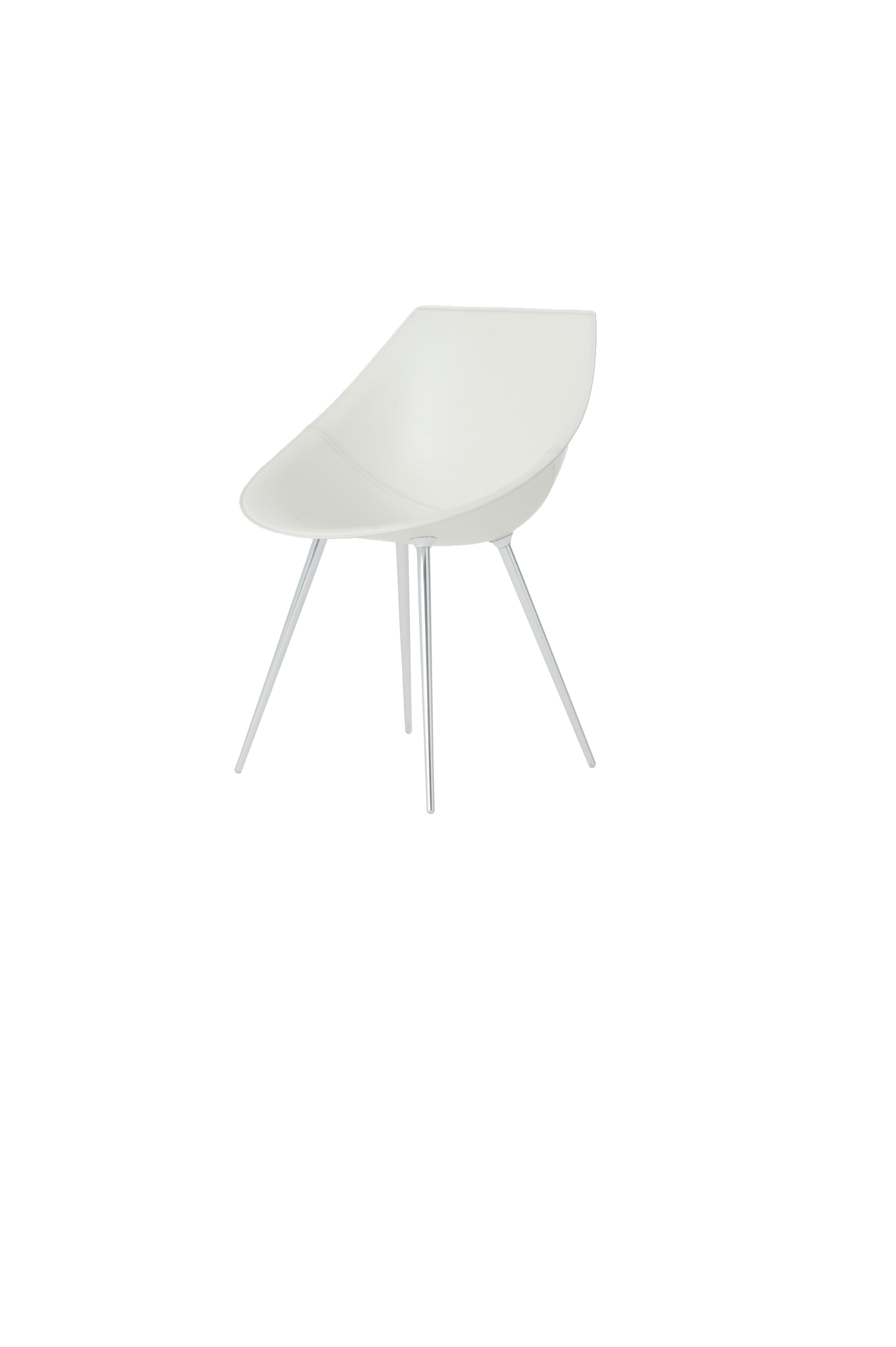 LAGO Chair with Armrests (Leather legs) Driade