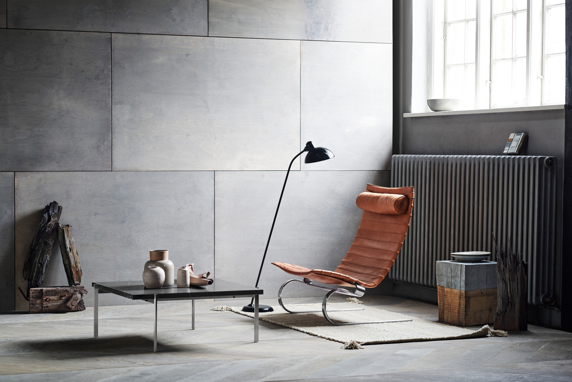 6556 F Floor lamp KAISER idell Fritz Hansen