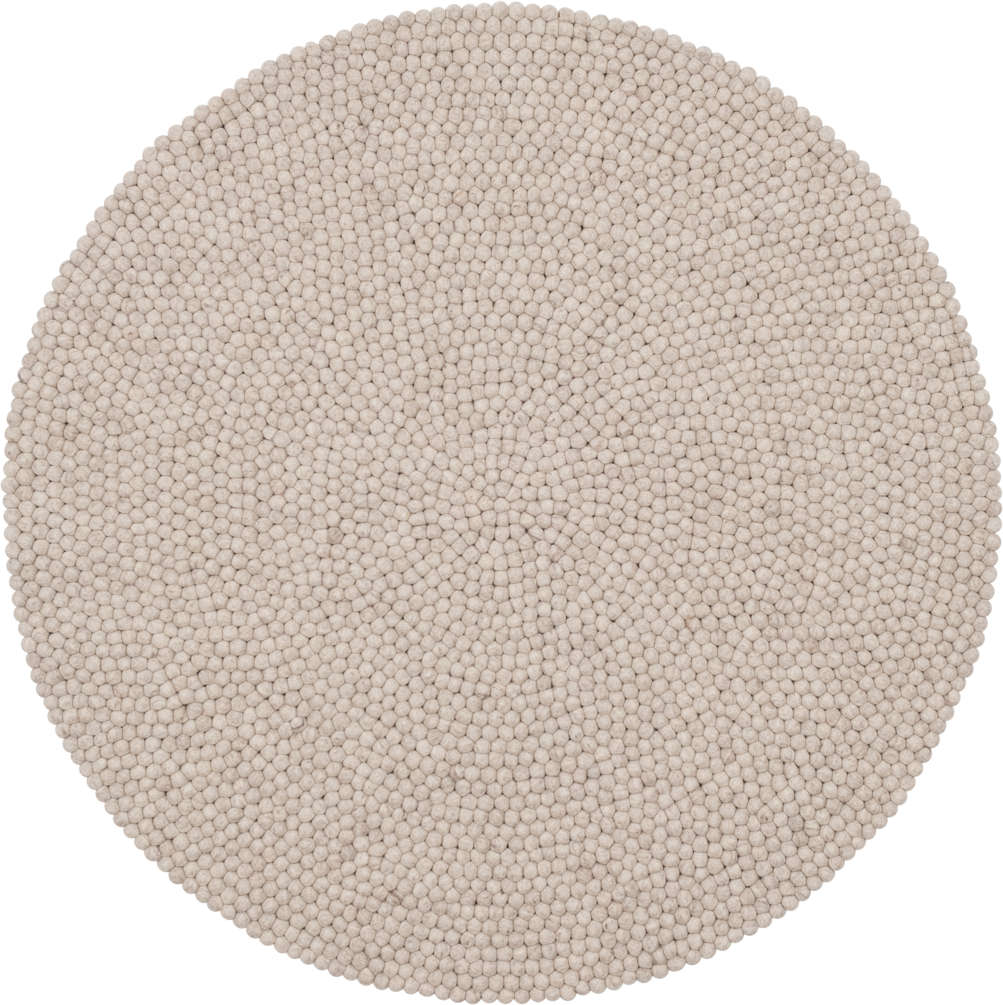Felt ball Carpet round 160 cm myfelt