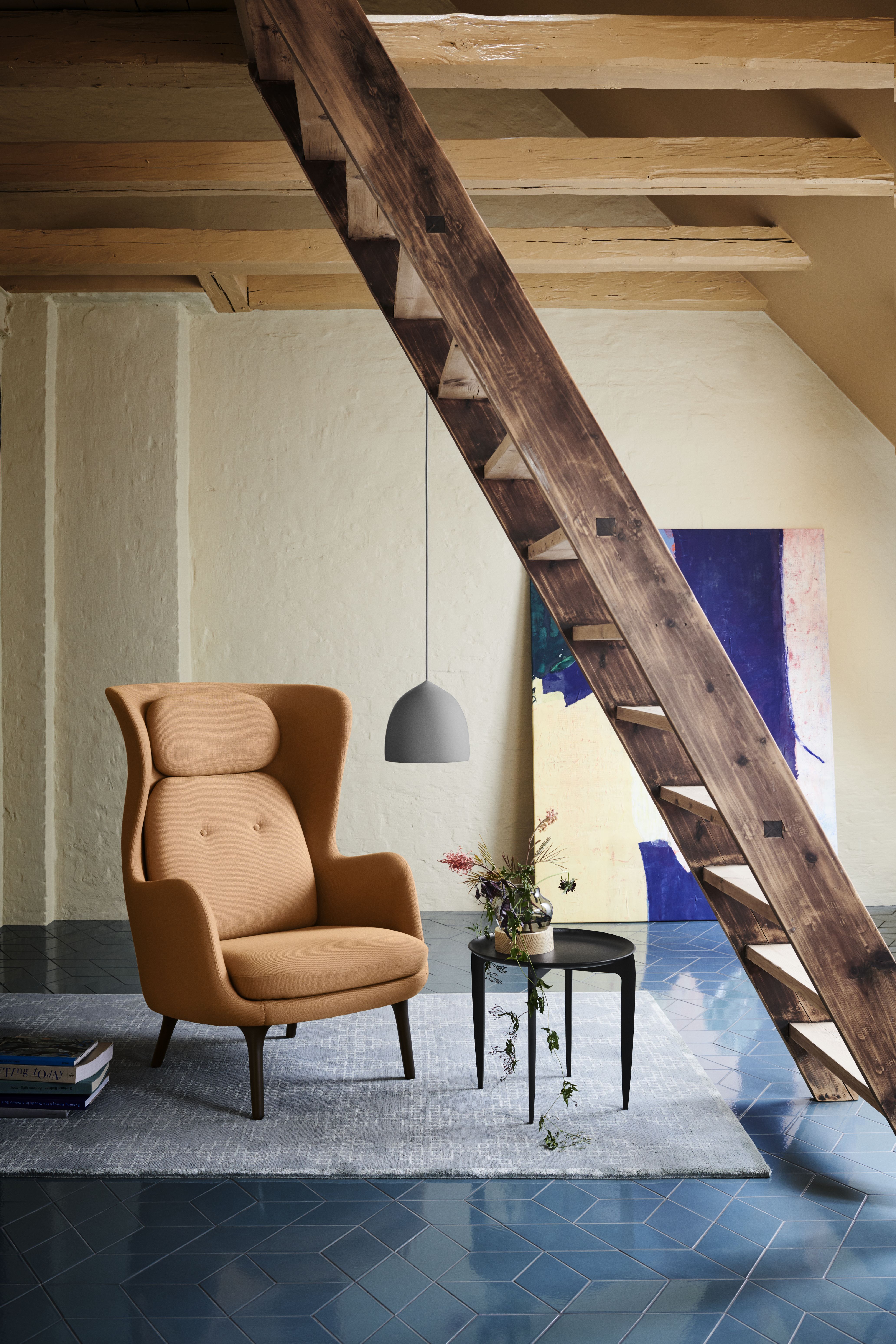 Ro Armchair Wood Fritz Hansen