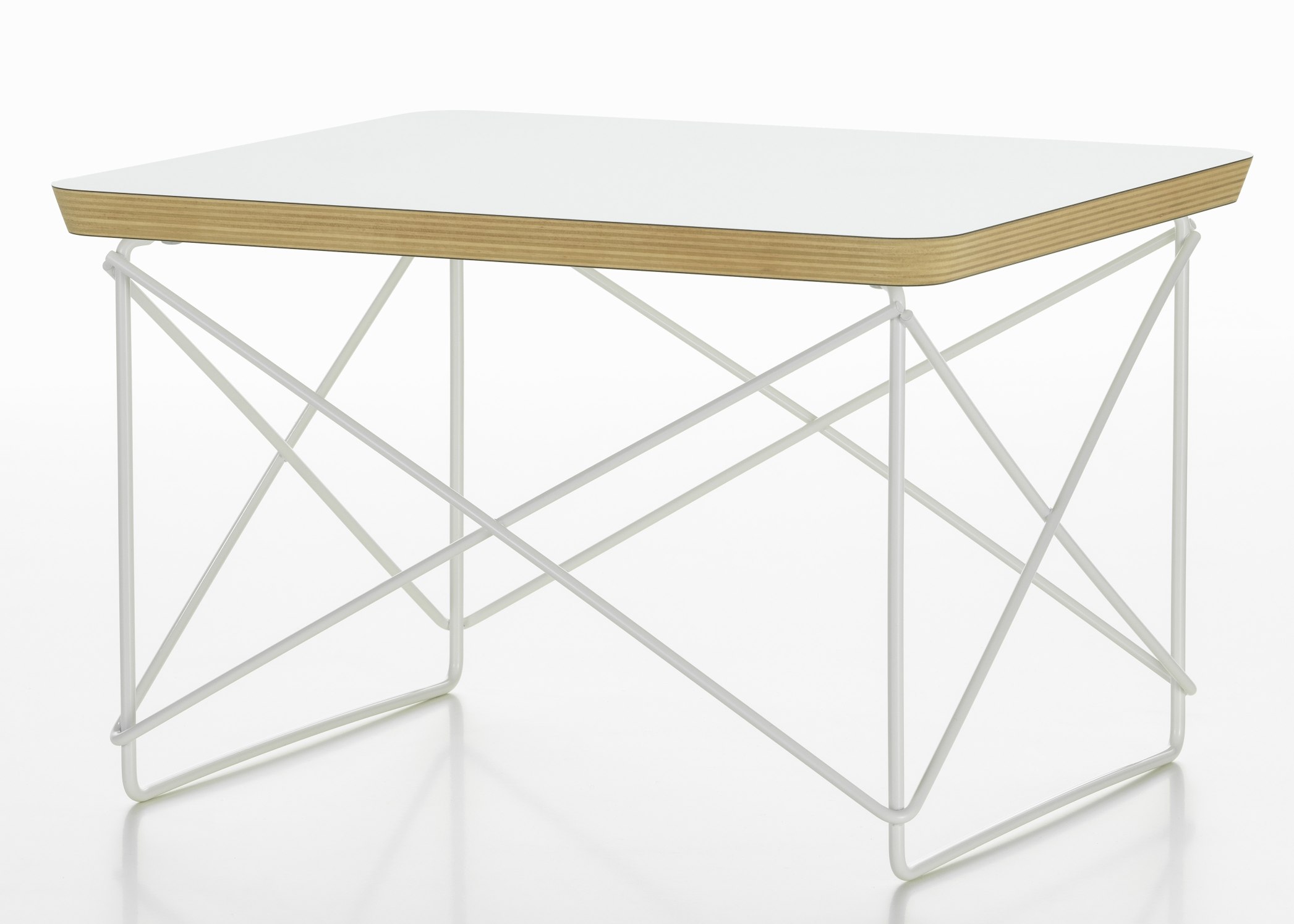 Occasional Table LTR Side table HPL White-WHITE POWDER COATED Vitra SINGLE PIECES