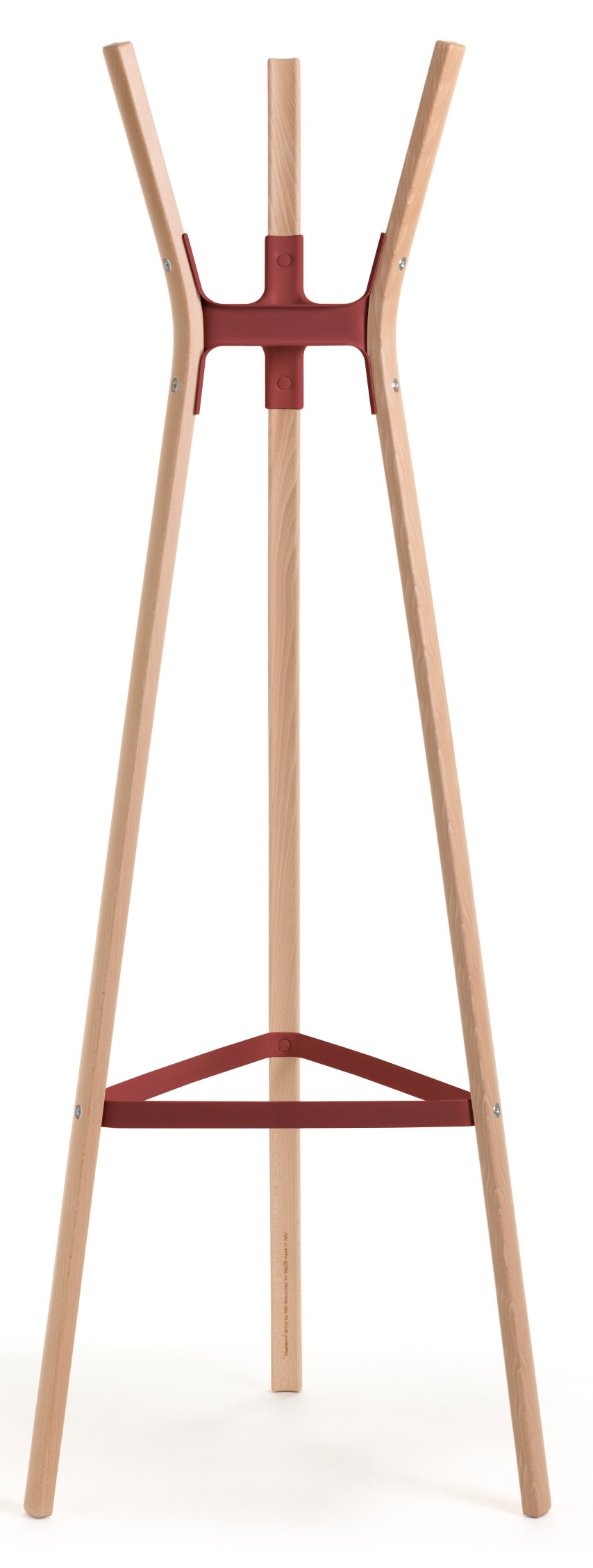 Magis Steelwood Coat Stand Garderobenständer aus Holz und Stahl, modernes Design für Flur und Büro.