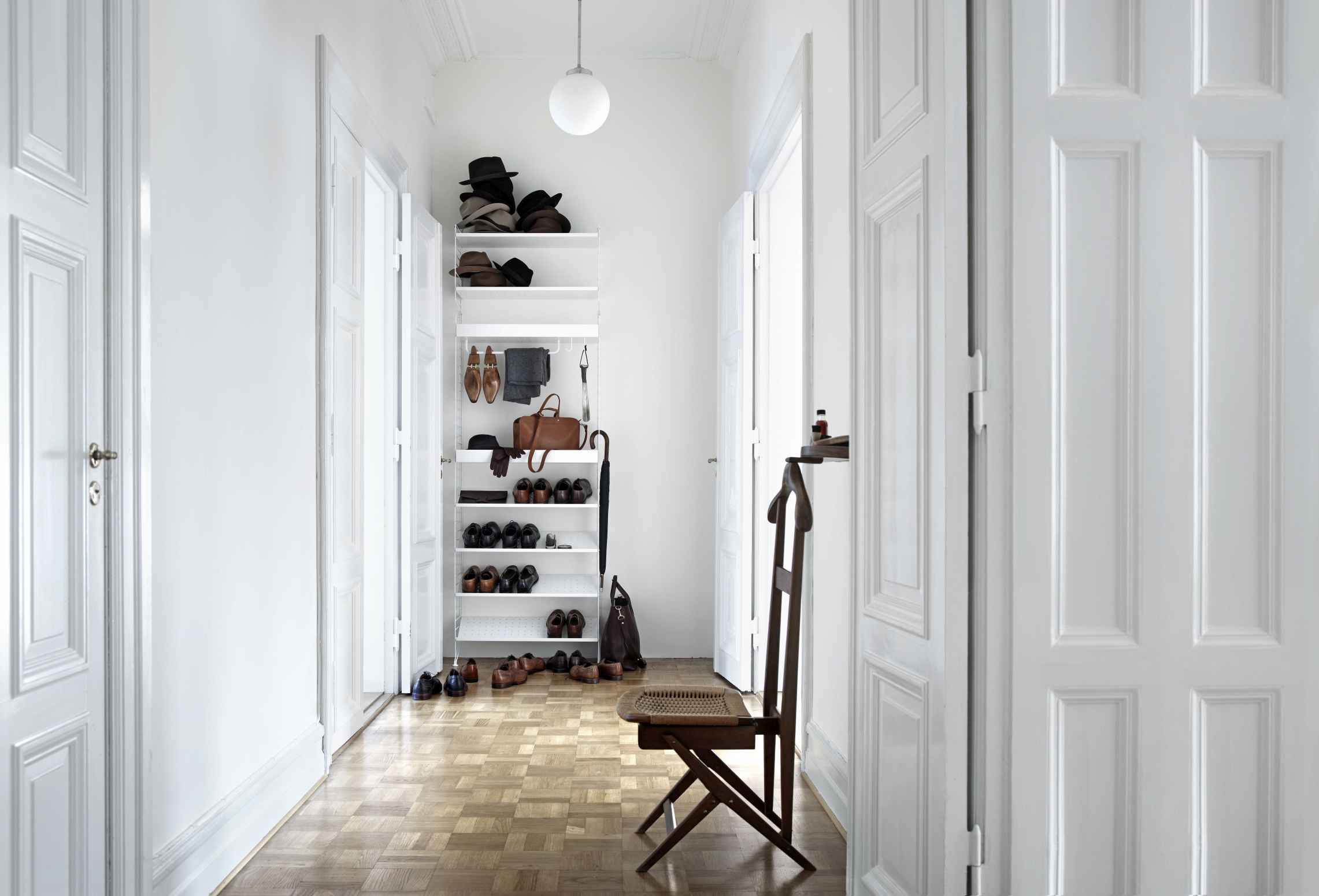 String Bedroom Floor Shelving System D String Furniture