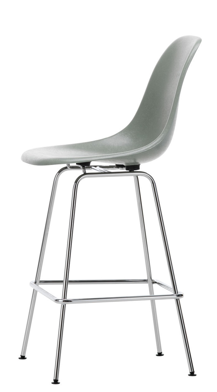 Eames Fibreglass Bar Stool Medium Bar Stool Vitra