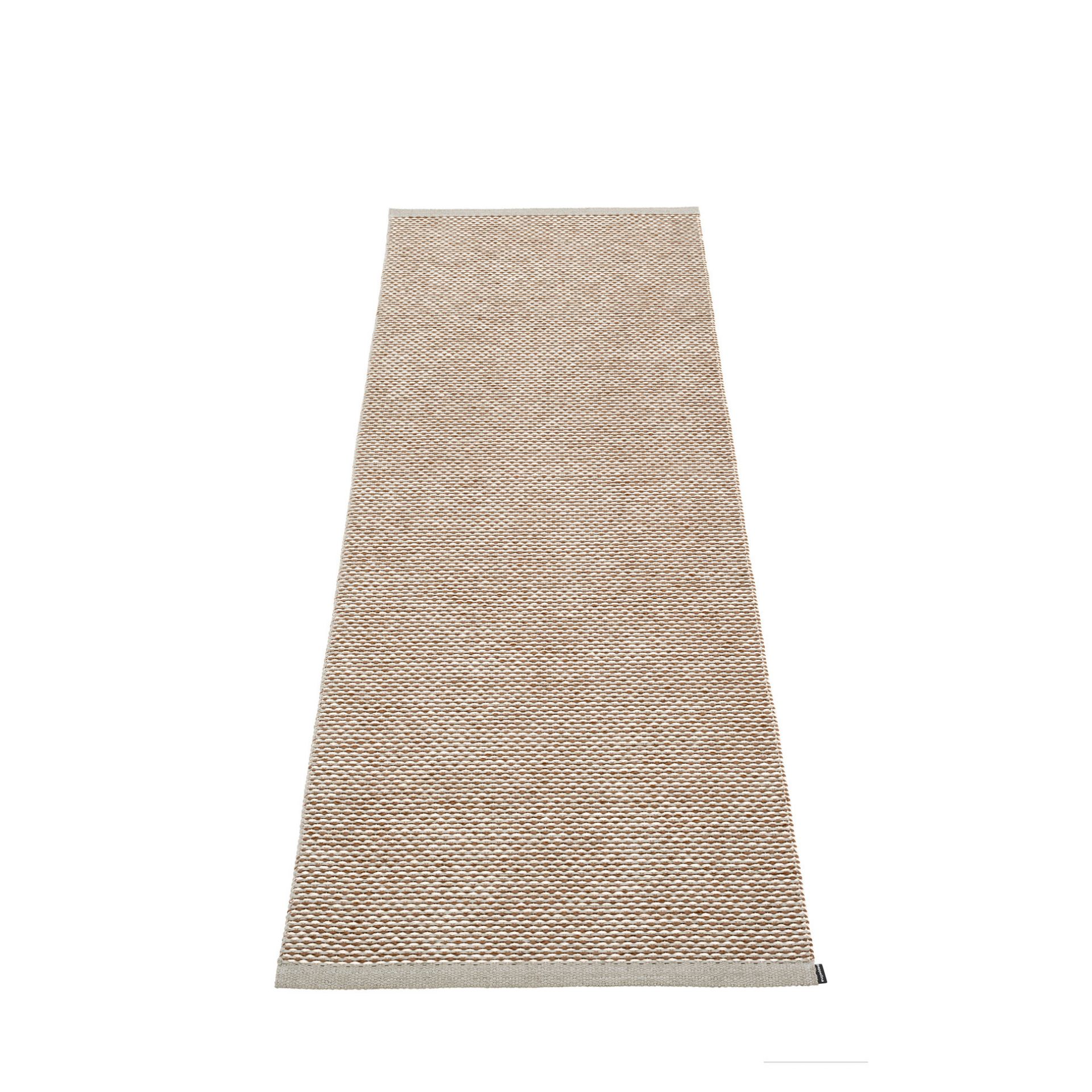 Effi Plastic rug 70x200 cm Warm grey Pappelina SINGLE PIECES