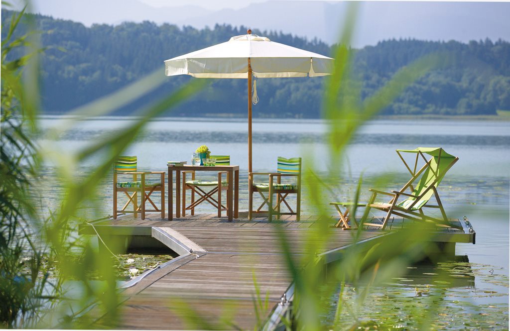 Cabin Outdoor Lounger Deluxe Nature Weishäupl