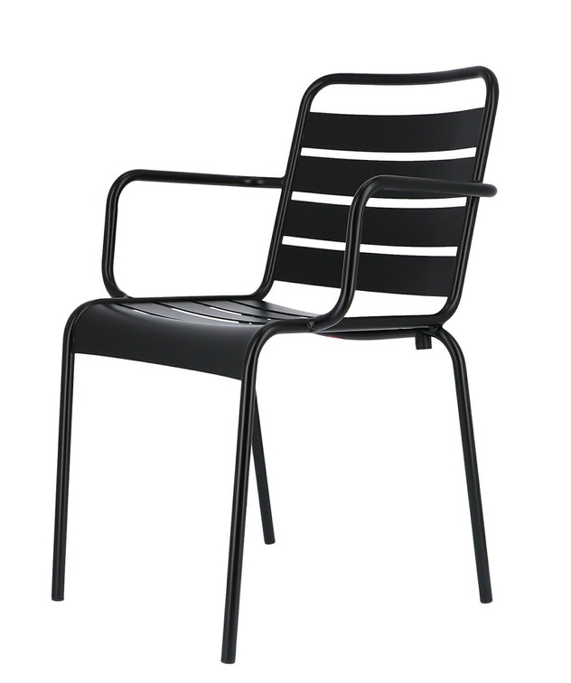 Fiam Mya Metal outdoor stacking chair Jan Kurtz