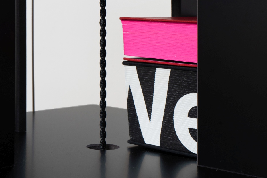 Buchstabler bookshelf, dvd-shelf Nils Holger Moormann