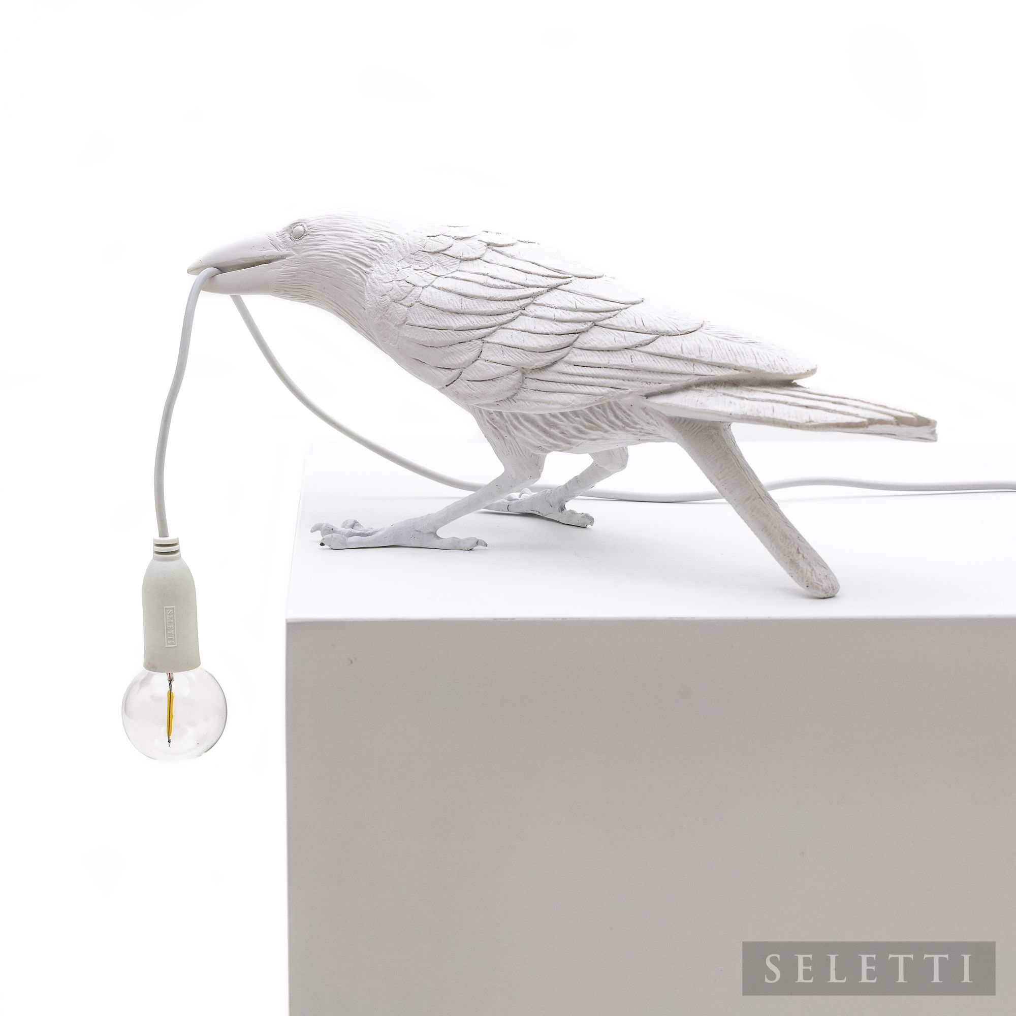 Bird Lamp Playing white lamp Seletti SINGLE PIECES