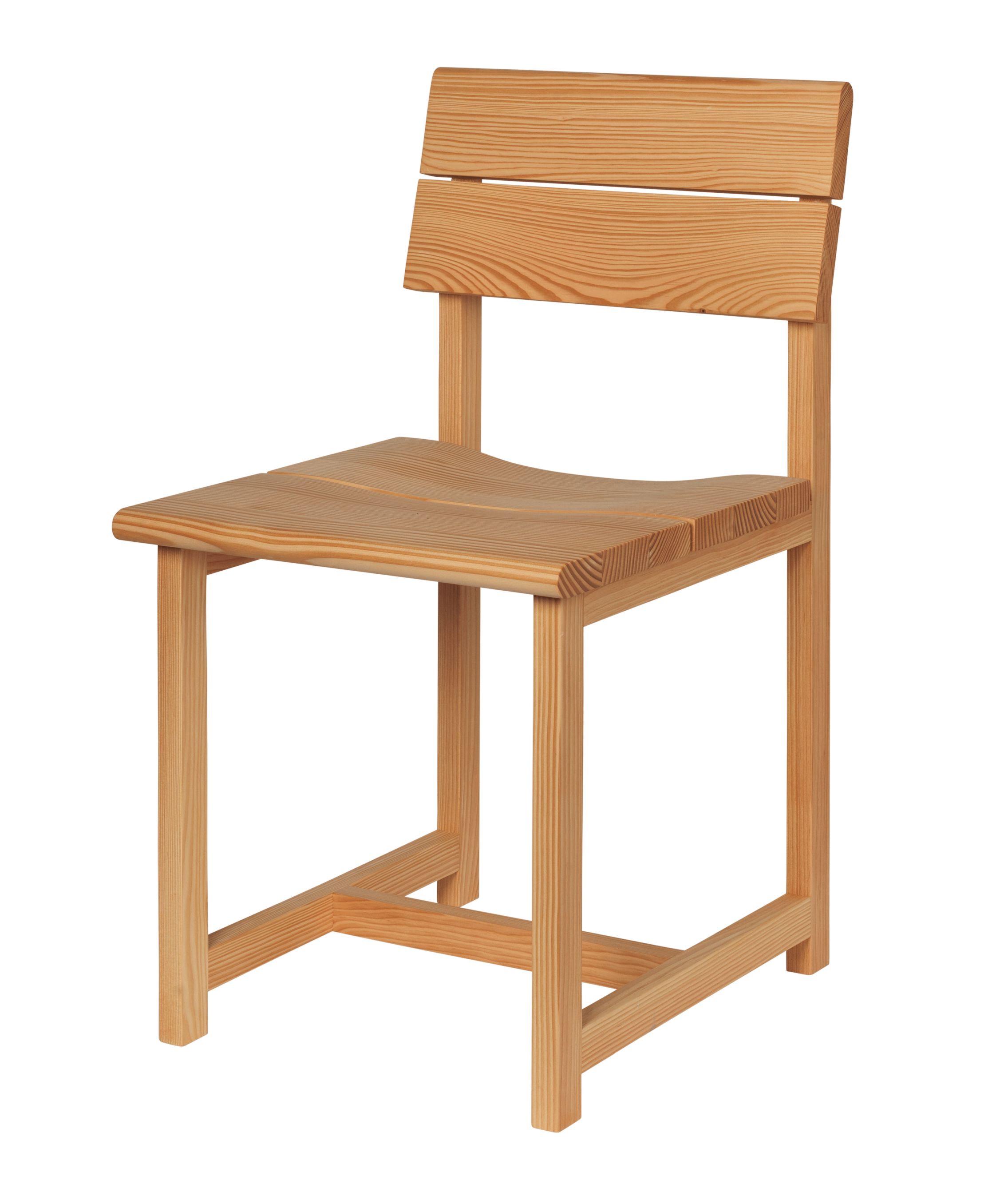 Visit Esszimmerstuhl von Ferm Living aus hellem Kiefernholz, skandinavisches Design für Esszimmer und Küche.