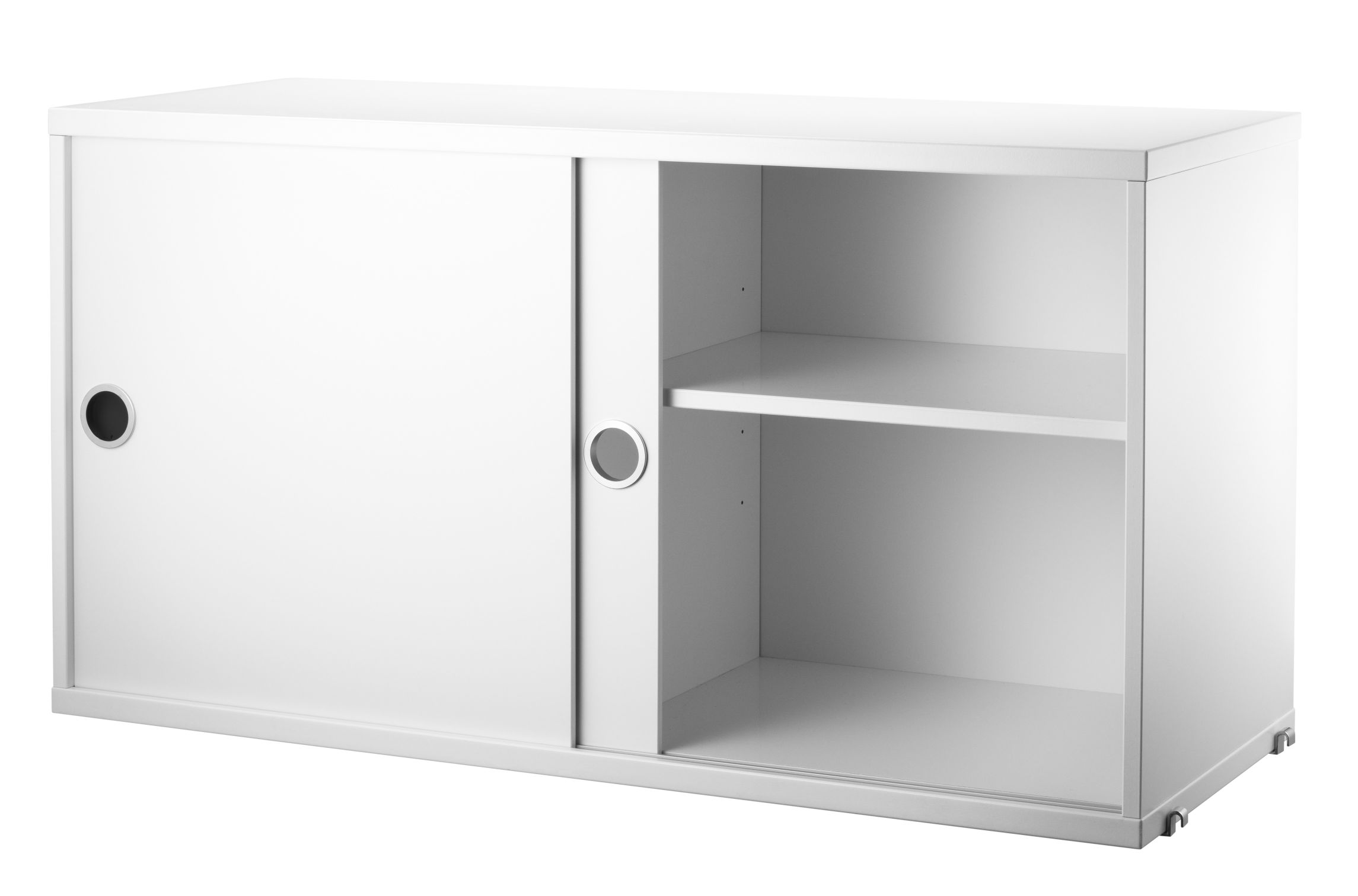 Single Piece Wardrobe Unit with Sliding Doors String Furniture