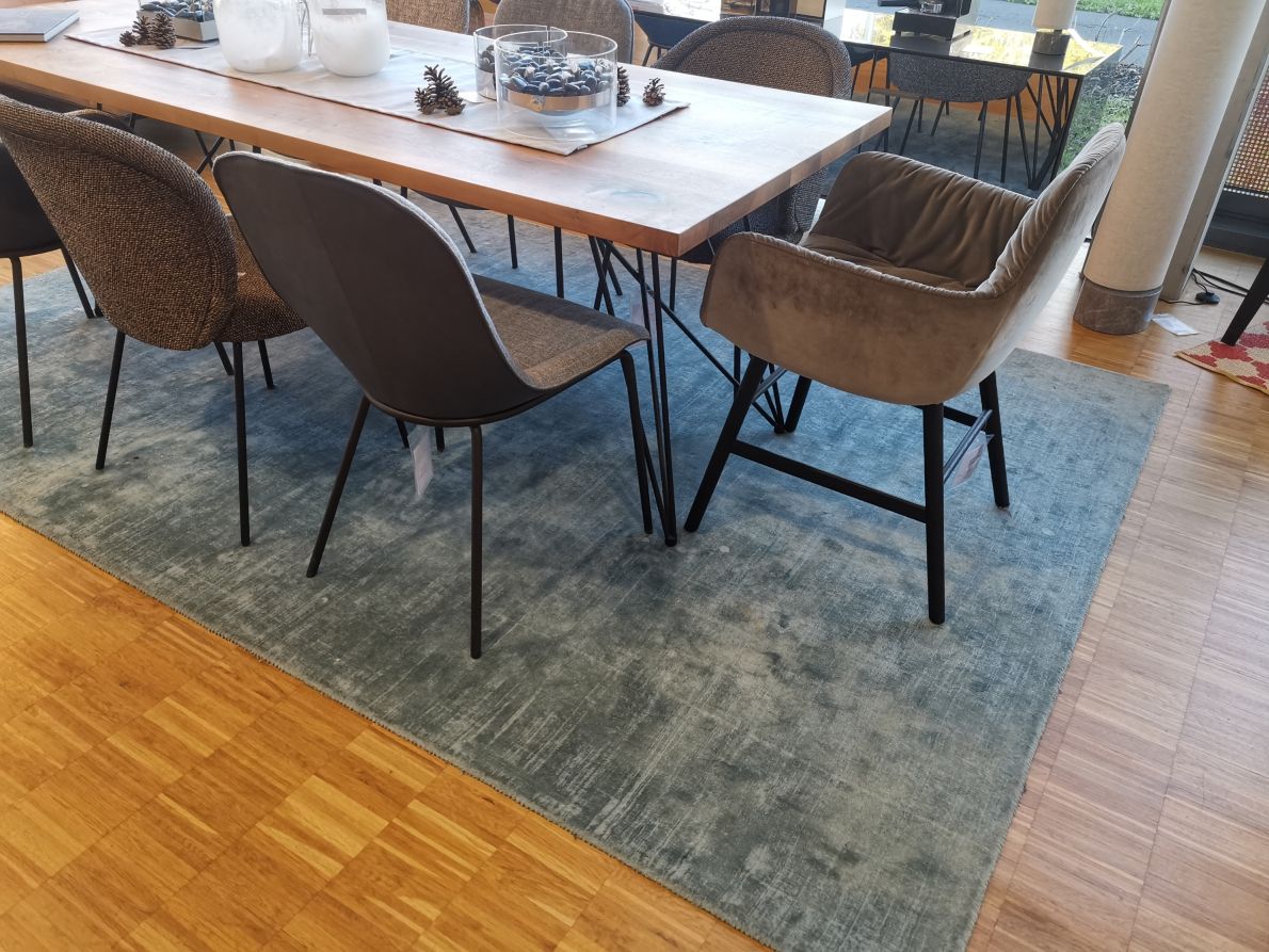 Carpet The Loft W 200 x L 300 cm LAGOON BLUE / TURQUOISE Kymo IMPERFECT ITEMS