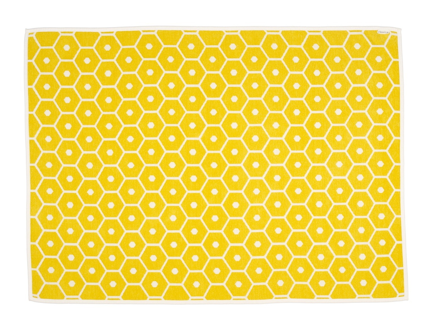 Honey Wool Blanket Pappelina lemon