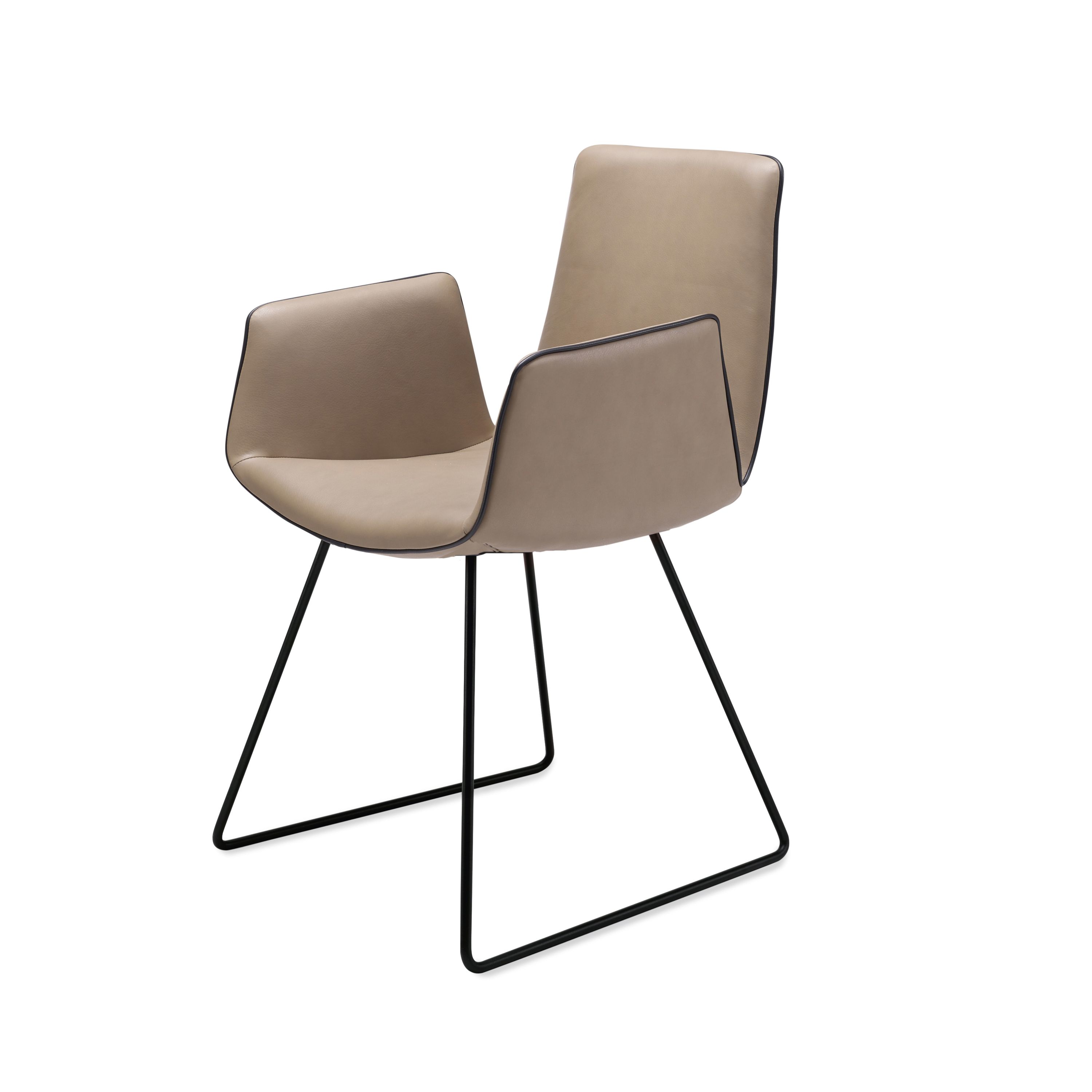 Amelie Armchair high armrests Freifrau Manufaktur