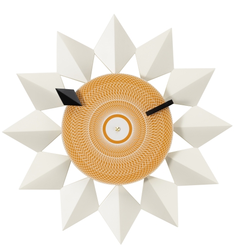  Diamond Markers Clock Wall Clock White Vitra