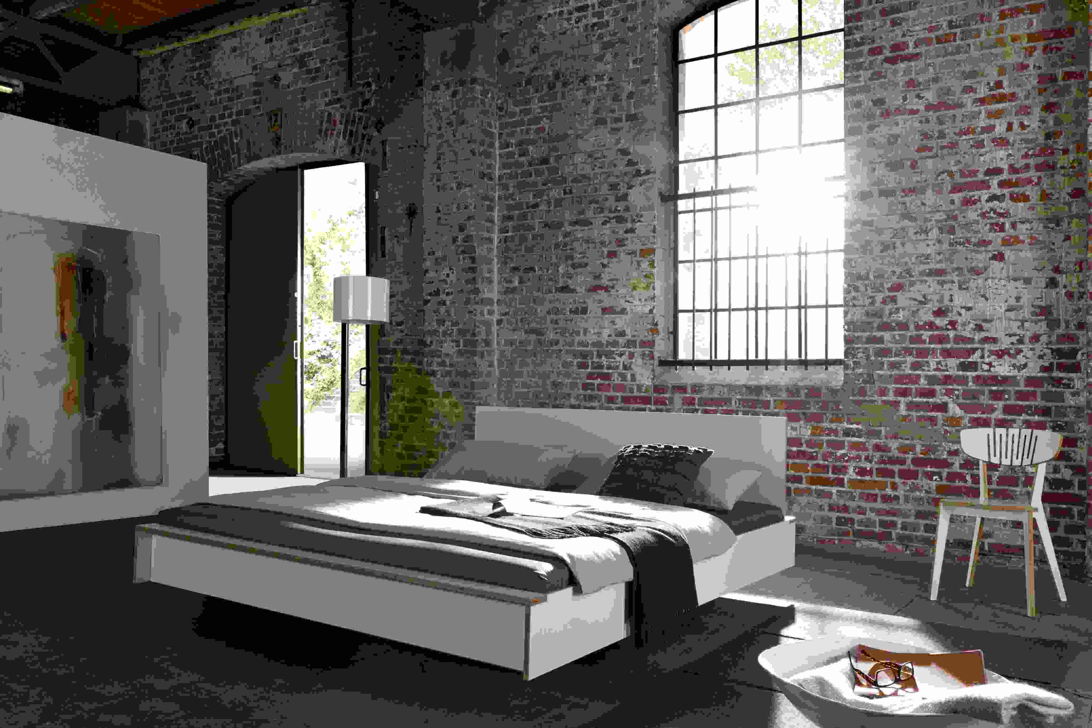 Headboard for Flai double bed anthracite Müller Möbelwerkstätten