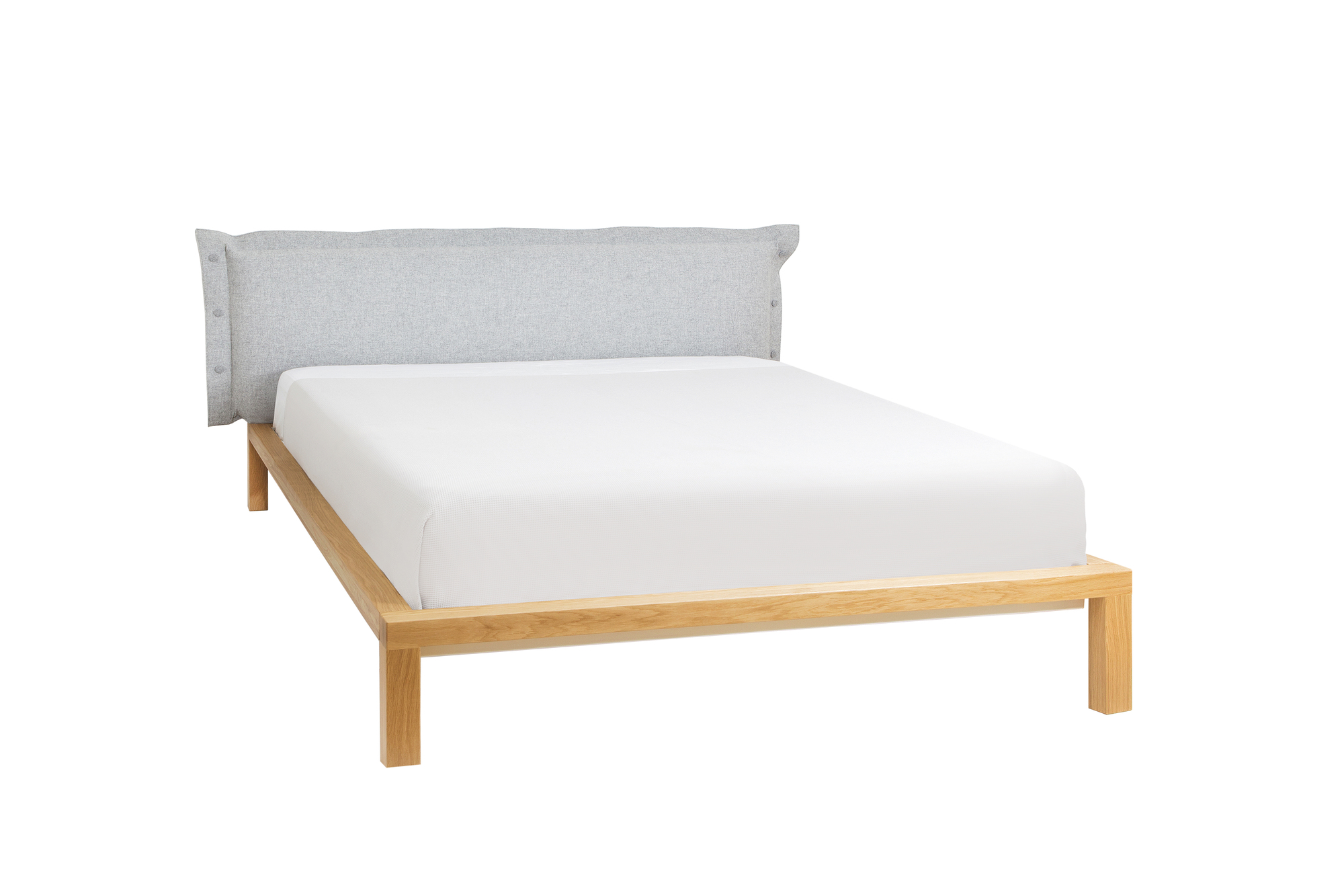 Pure bed upholstery for headboard 180 x 200 cm Velito light gray Hans Hansen