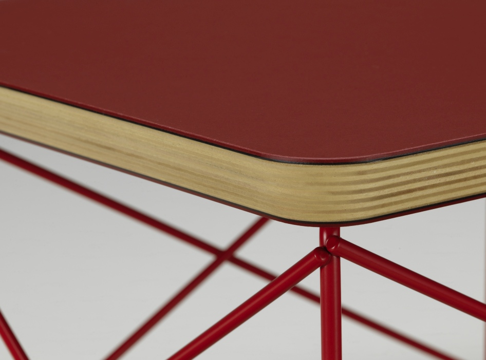 Occasional Table LTR Side Table Linoleum Dark brick Vitra 