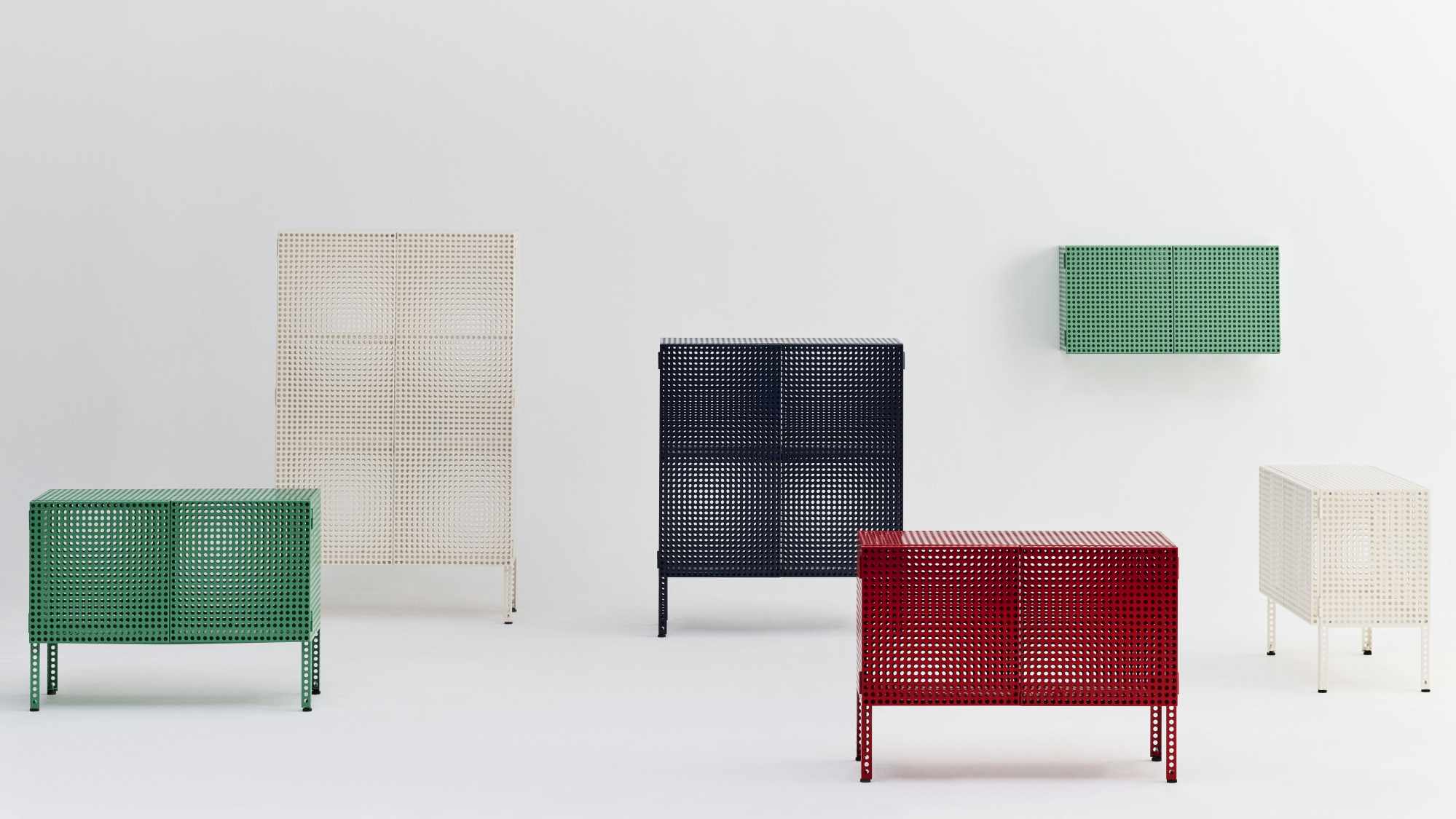 Perforated Cabinat Floor Large Sideboard Hay 