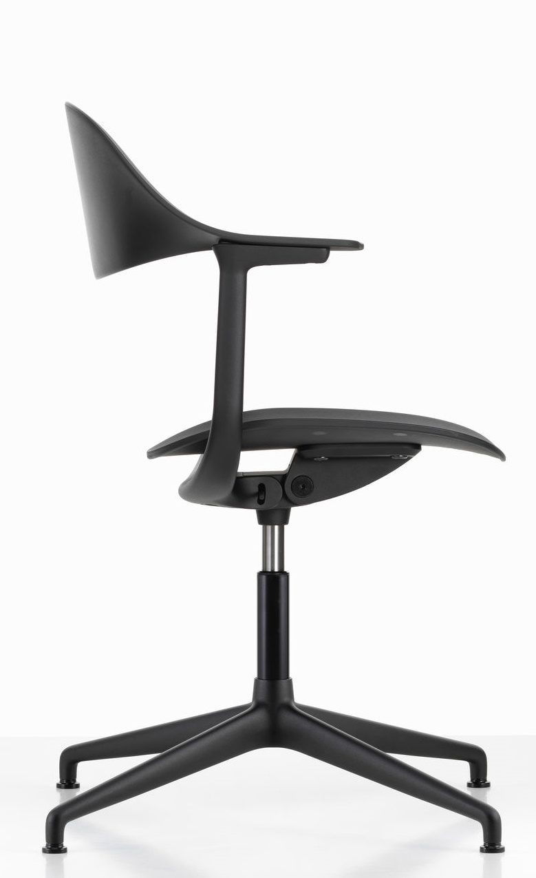 Mynt back and seat plastic office swivel chair Vitra