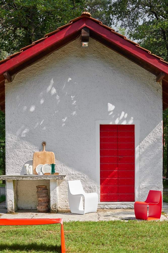 SIGN MATT Chair Indoor / Outdoor MDF Italia Concrete matte