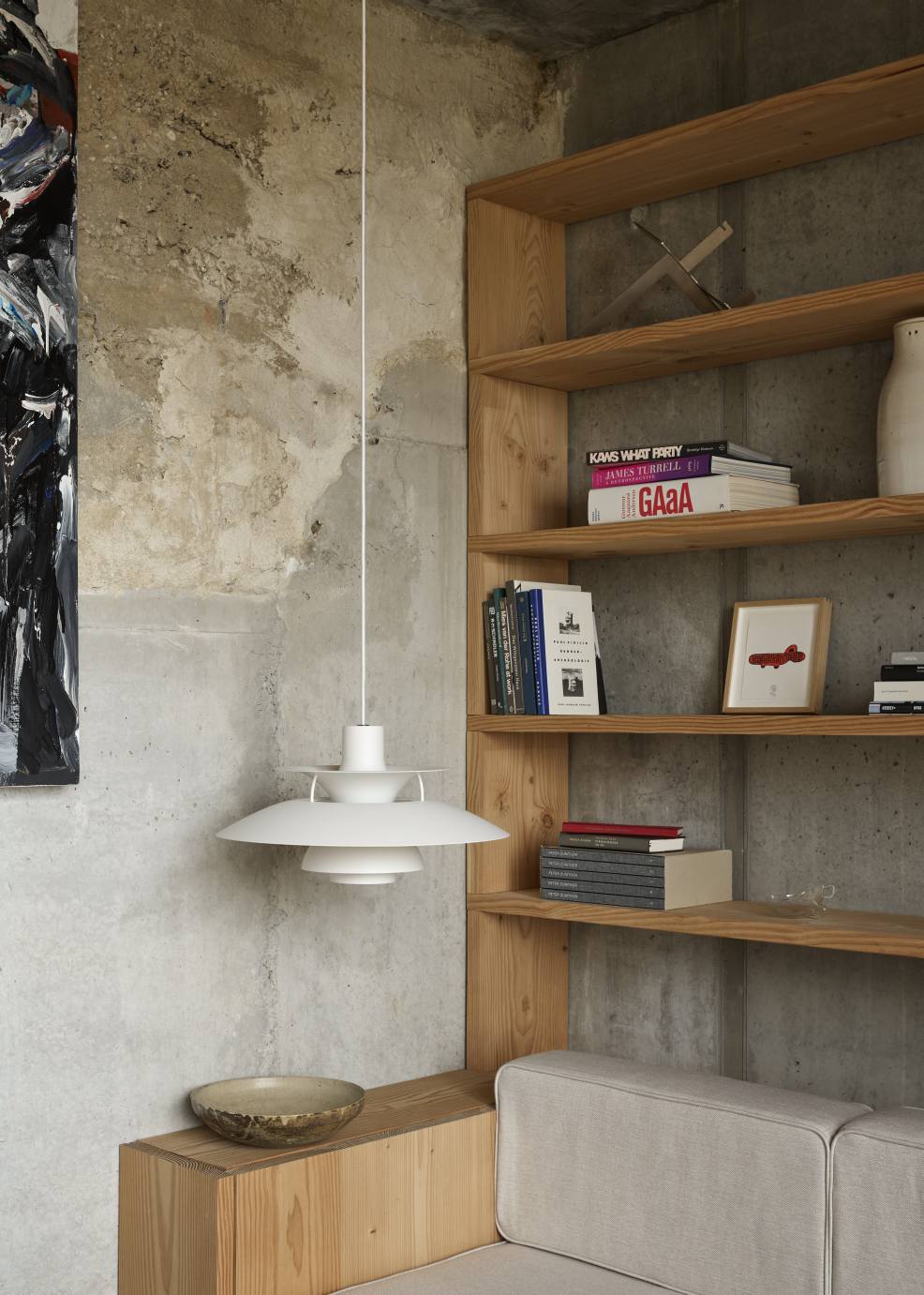 PH 5 Monochrome Pendant light Louis Poulsen Pale Blush