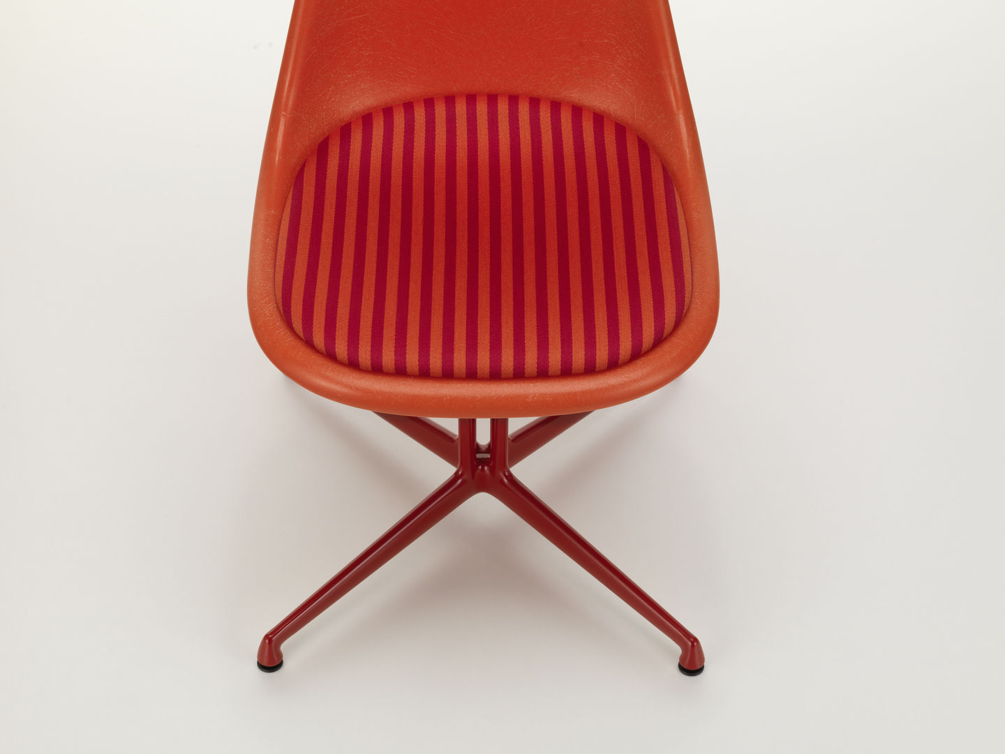 Eames Fibreglass Side Chair La Fonda Red Orange Vitra LIMITED EDITION 