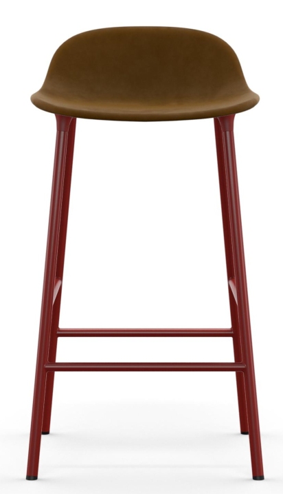 Form Barstool  H 65 cm Steel Upholstered Normann Copenhagen