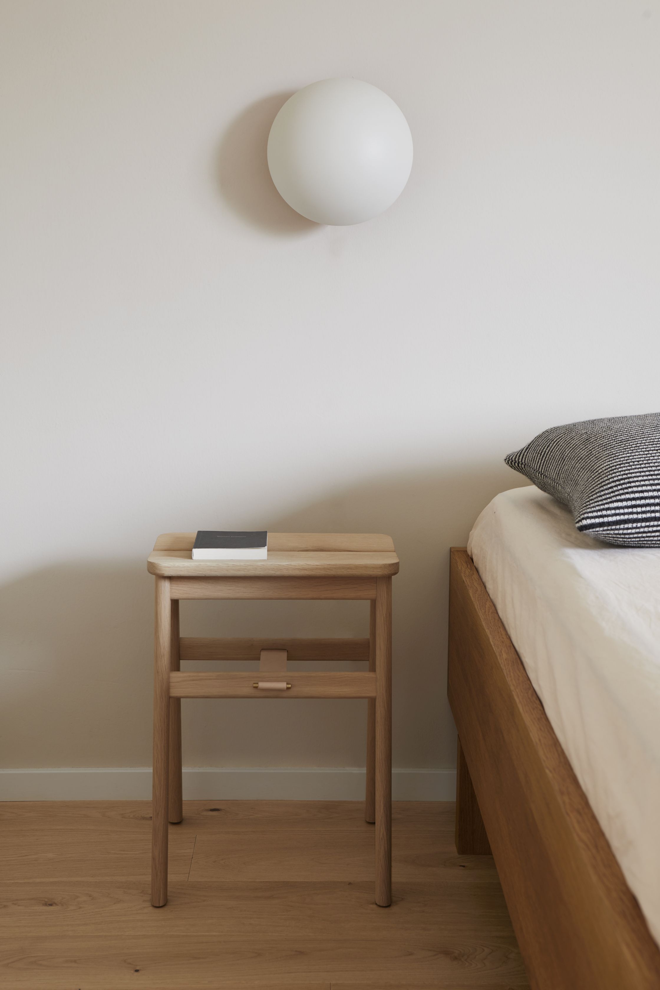 Angle Folding Stool Oak Form & Refine