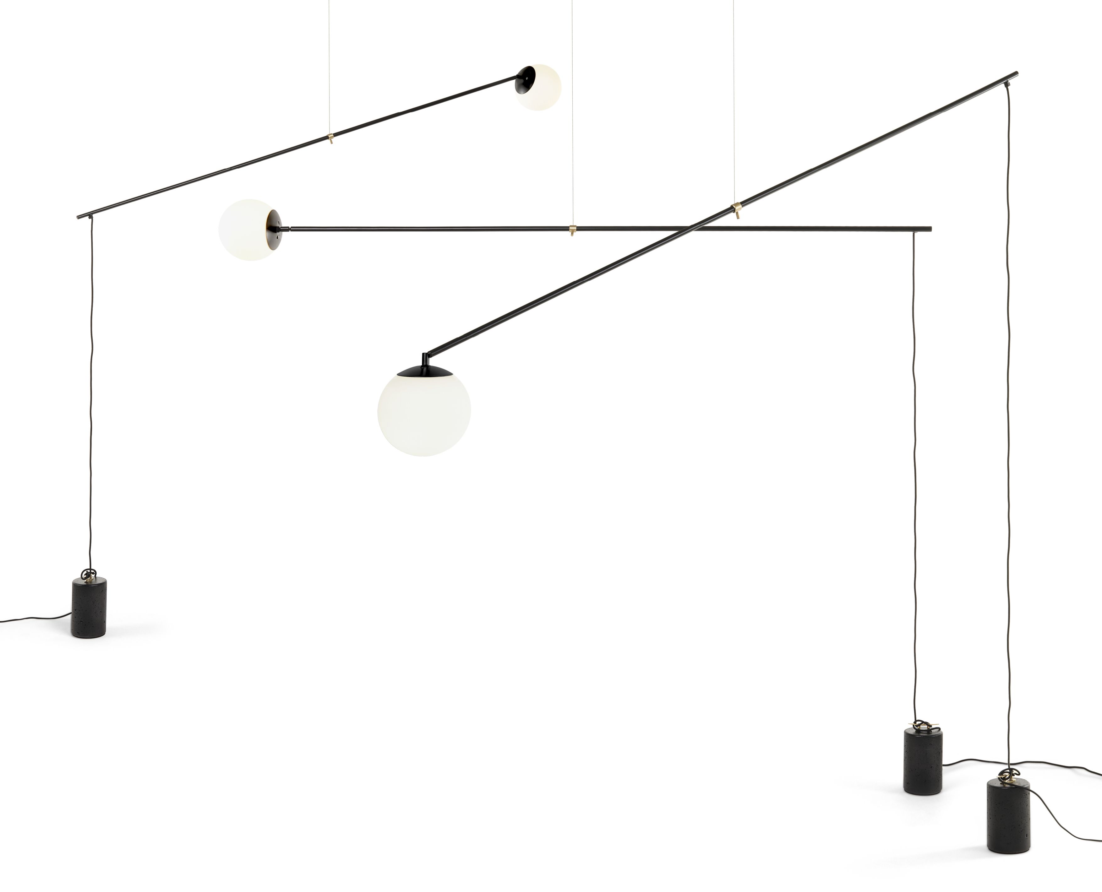 Bitta suspension lamp satin gold Mogg