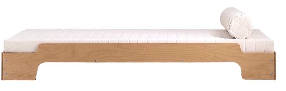 Stacking lounger comfort W 100 x L 200 cm Müller Möbelwerkstätten SINGLE PIECES