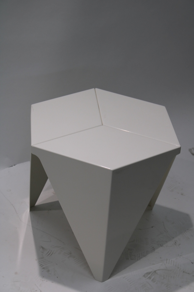 Prismatic Table Side Table WHITE Vitra IMPERFECT ITEMS