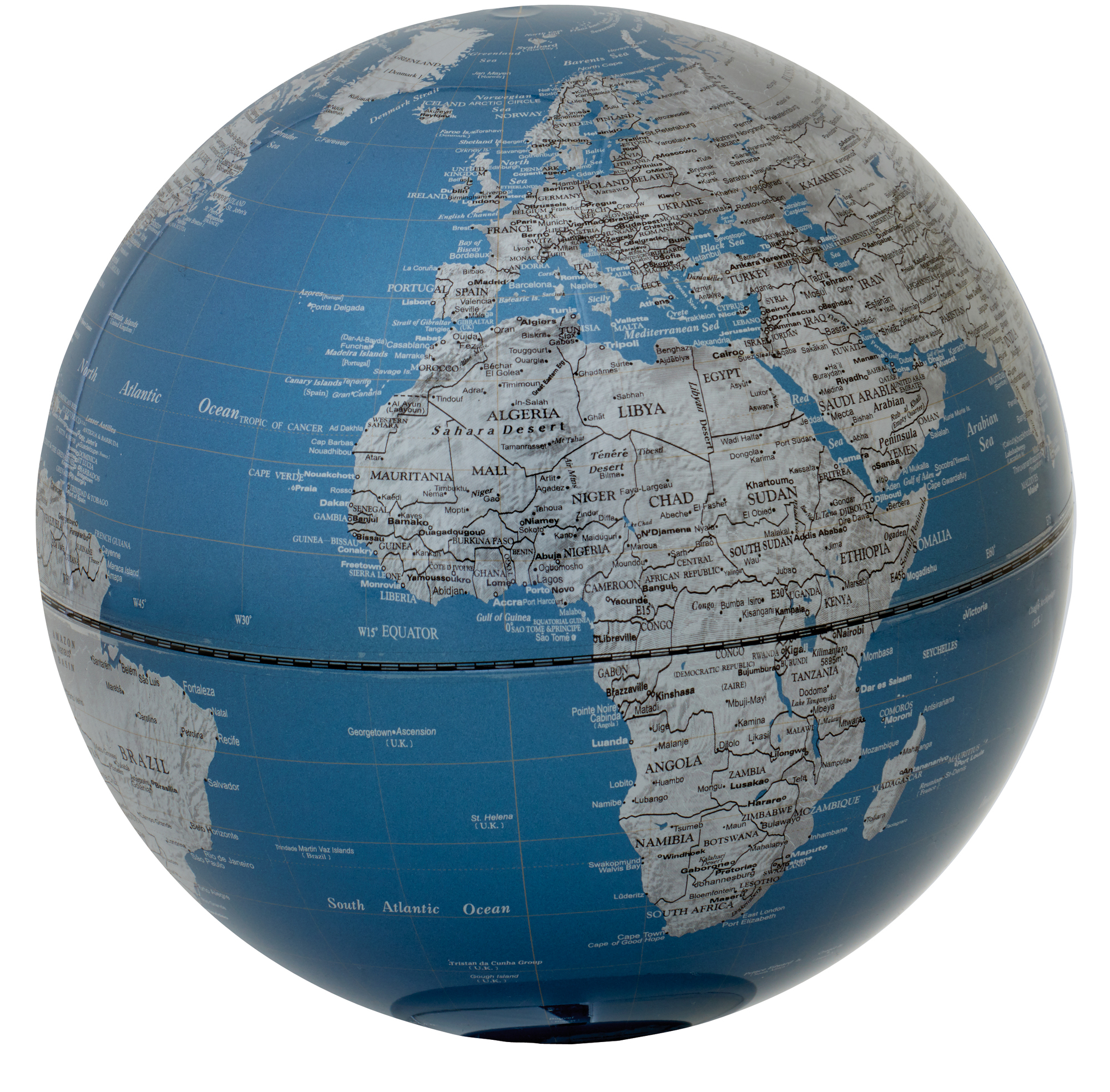 Platon Table Globe blue Emform SINGLE PIECES