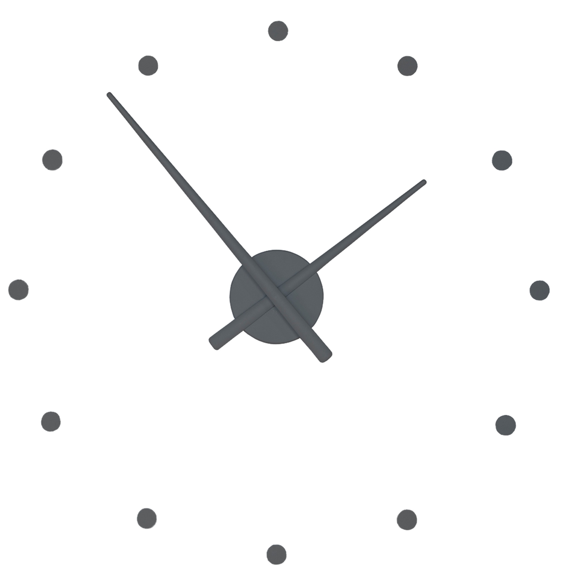OJ wall clock gray nomon