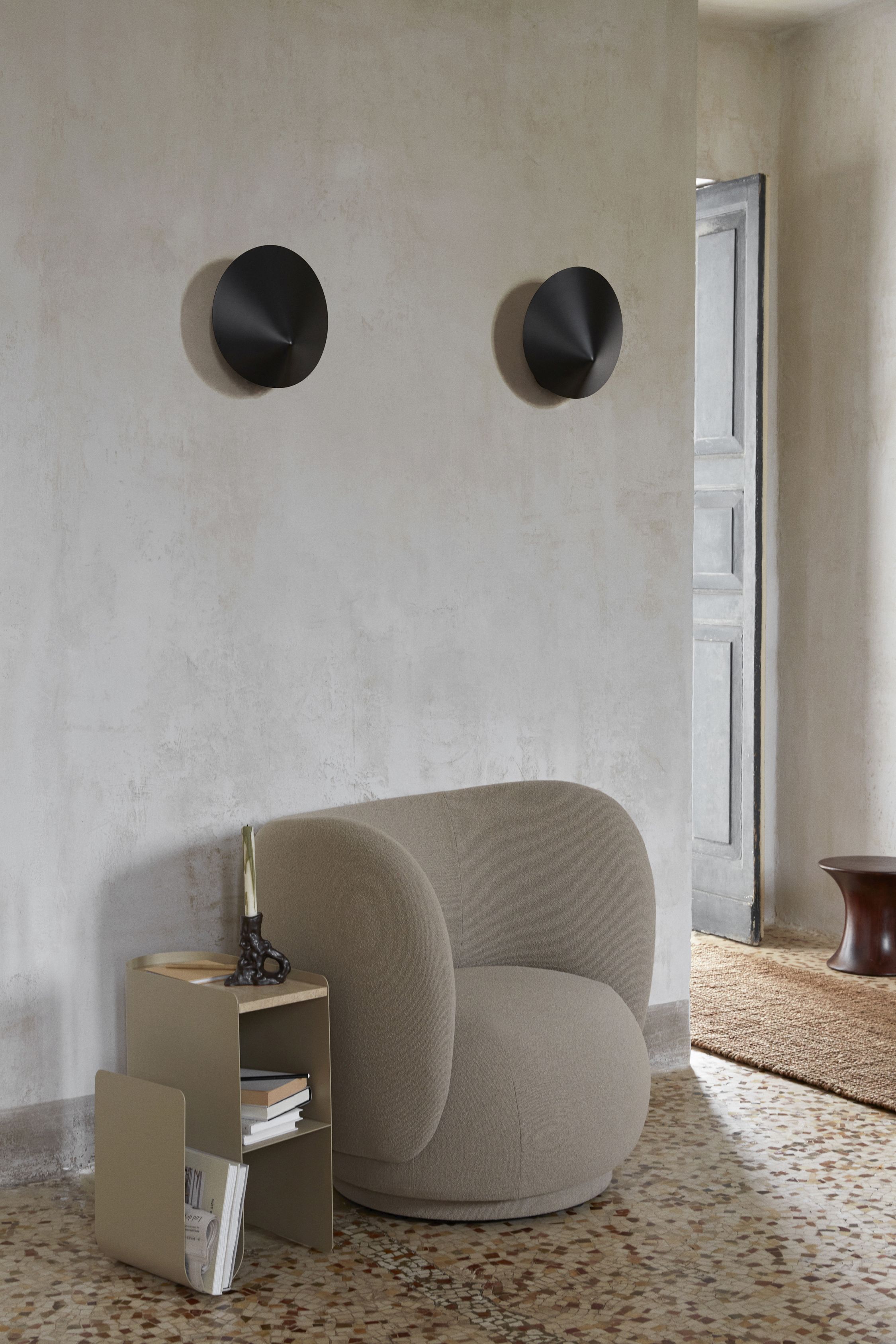 Arum Sconce Black Ferm Living
