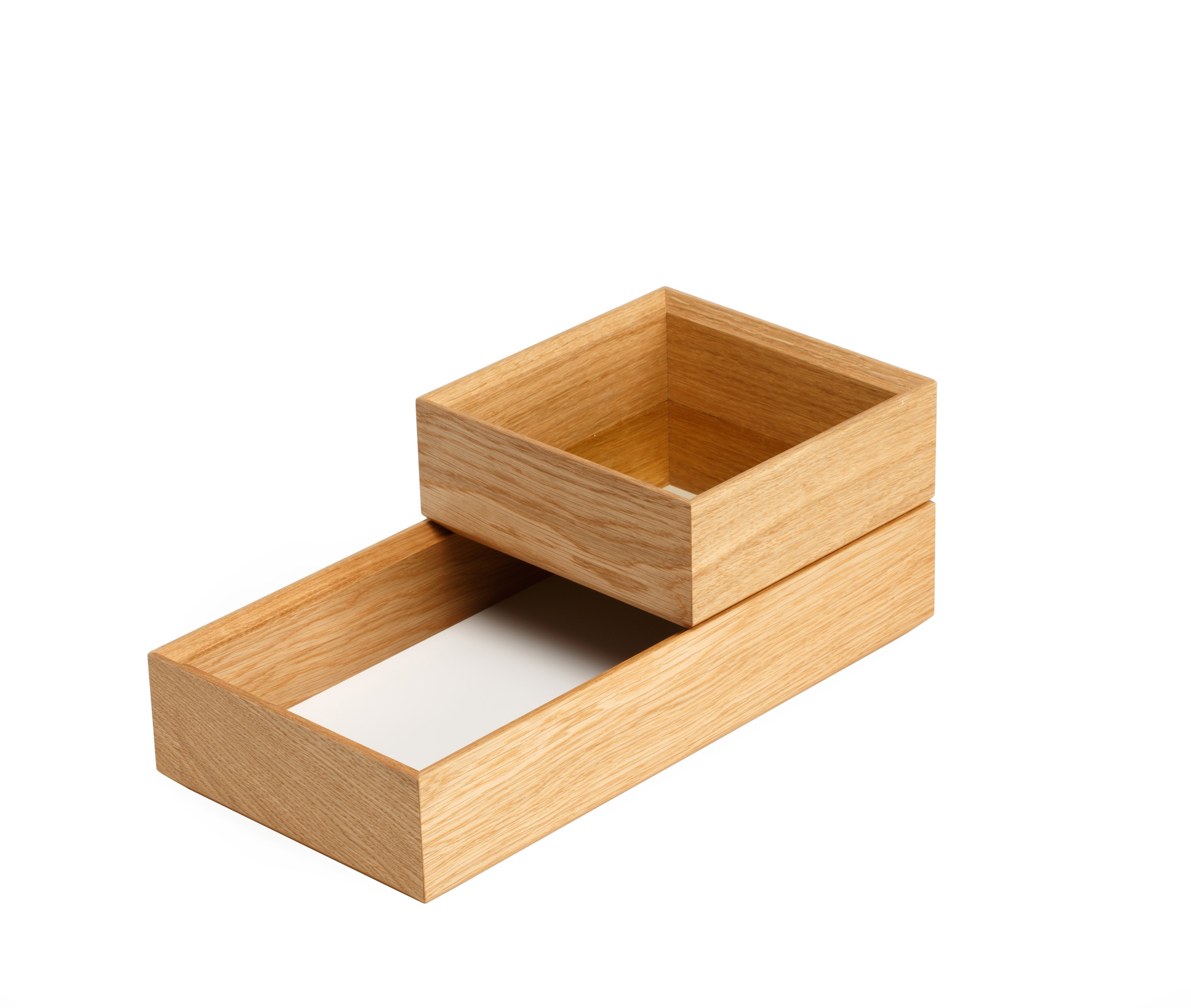 Tidy tray set of 3 white Favius