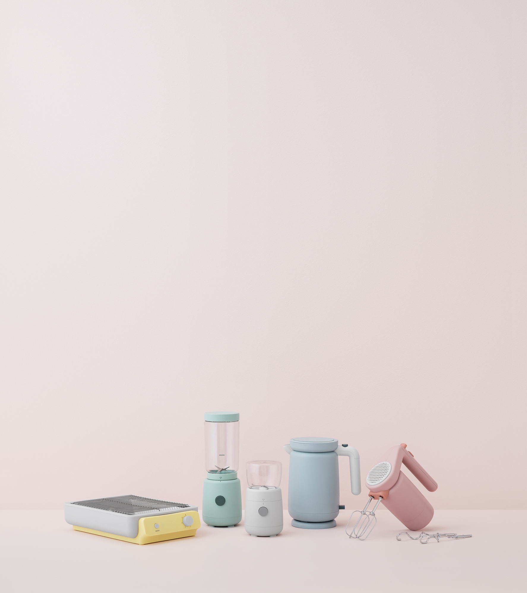 Foodie Hand mixer Light pink RIG TIG by Stelton