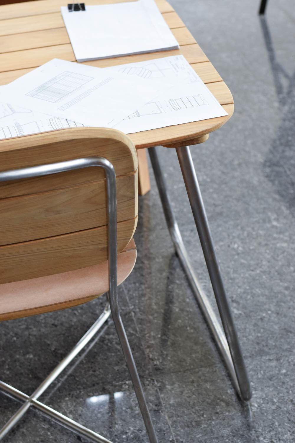 Lilium Table Outdoor dining table Skagerak by Fritz Hansen