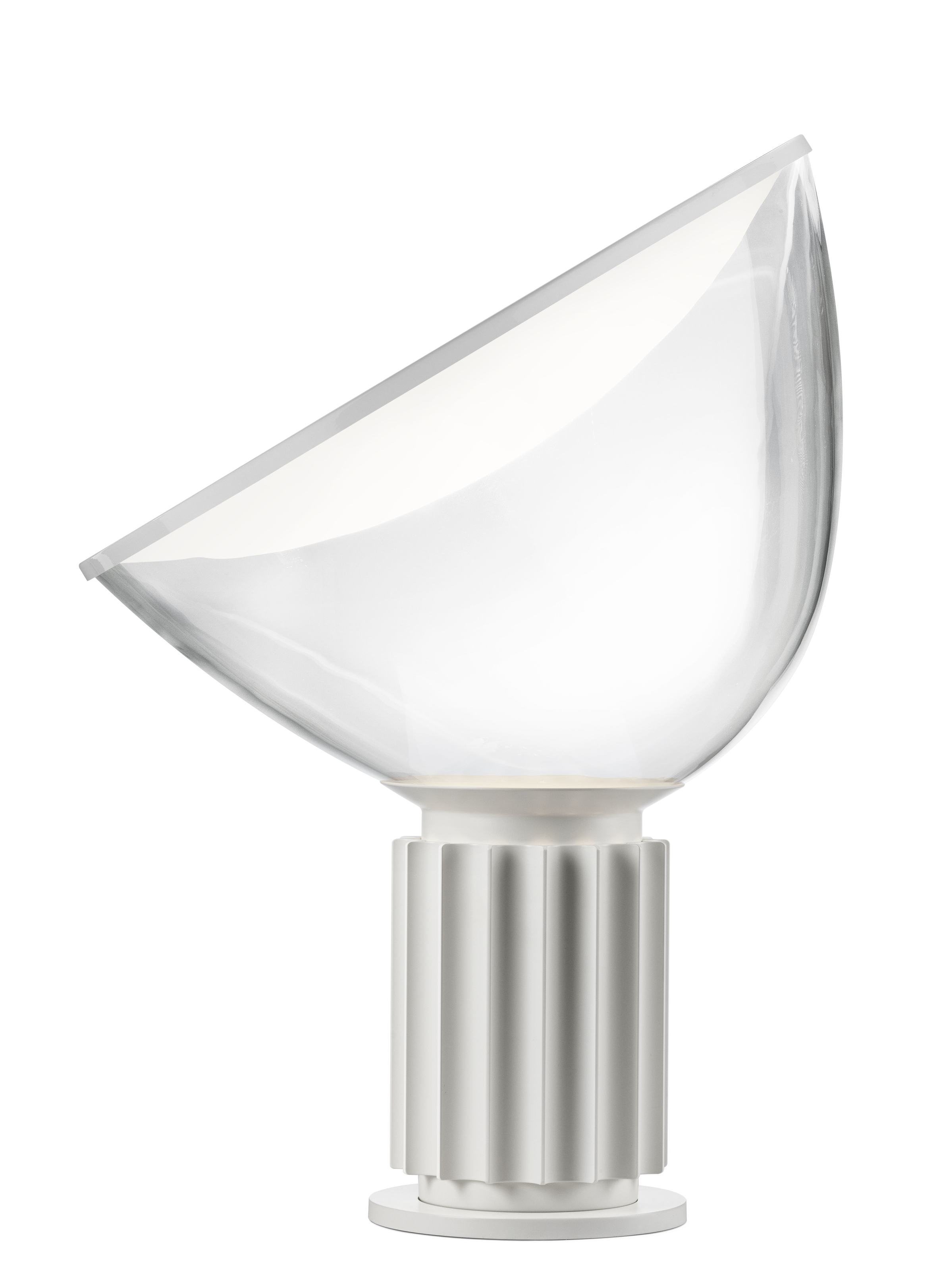 Taccia LED Glass White matt Table lamp Table lamp Flos SINGLE PIECES